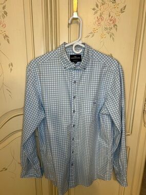 Rodd & Gunn Light Blue Gingham Button-Down Shirt - Men's